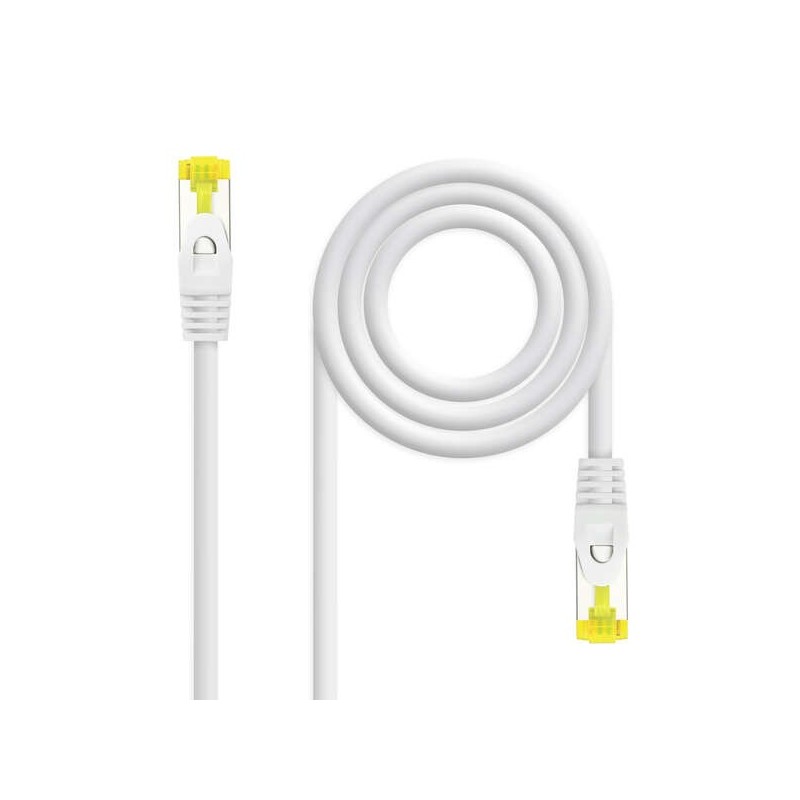 Cavo toppa per cavo di rete Nanocable RJ45 LSZH Cat.6a SFTP AWG26 2m - Colore bianco Cavo toppa per cavo di rete Nanocable RJ45 LSZH Cat.6a SFTP AWG26 2m - Colore bianco