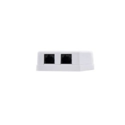 Rosetta di superficie nanocavo RJ45 Cat.5e UTP 2 prese