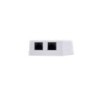 Rosetta di superficie nanocavo RJ45 Cat.5e UTP 2 prese