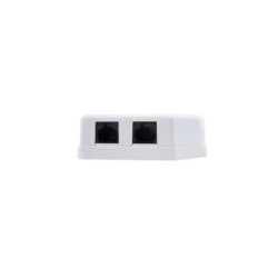 Nanocable Roseta de Superficie RJ45 Cat.6 UTP 2 Tomas