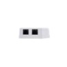 Nanocable Roseta de Superficie RJ45 Cat.6 UTP 2 Tomas