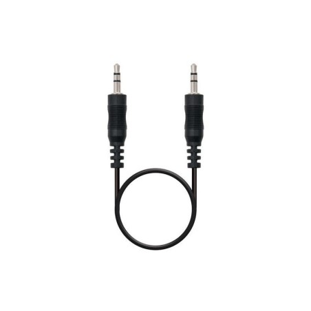 Cavo audio stereo nanocavo jack da 3,5 mm maschio a jack da 3,5 mm maschio 0,30 m - colore nero