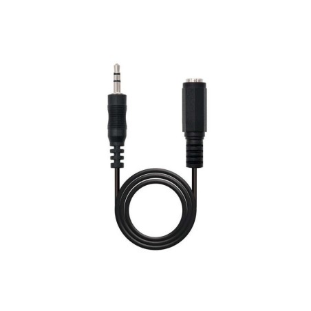 Cavo audio stereo nanocavo jack da 3,5 mm maschio a jack da 3,5 mm femmina 3 m - colore nero