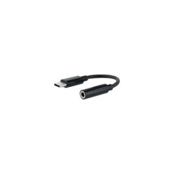Nanocable Cable Adaptador Audio Jack 3.5mm Hembra a USB-C Macho - Longitud 0.11m