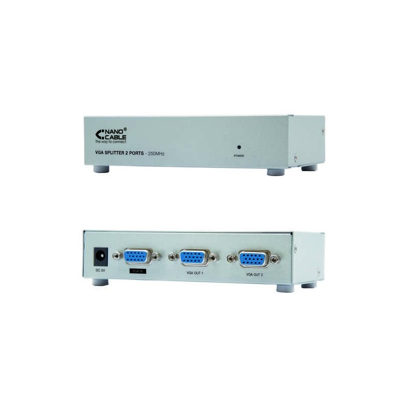 Nanocavo duplicatore SVGA per 2 monitor alimentati Nanocavo duplicatore SVGA per 2 monitor alimentati
