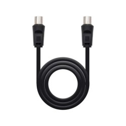 Cavo antenna TV Nanocable 75 OHM maschio/femmina 1,80 m - Colore nero