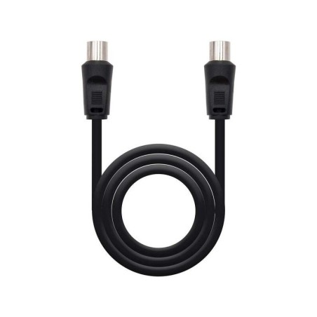 Cavo antenna TV Nanocable 75 OHM maschio/femmina 1,80 m - Colore nero