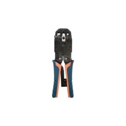 Pinza a crimpare a cricchetto nanocavo per connettori RJ45, RJ12, RJ11, RJ10