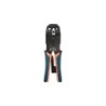 Pinza a crimpare a cricchetto nanocavo per connettori RJ45, RJ12, RJ11, RJ10