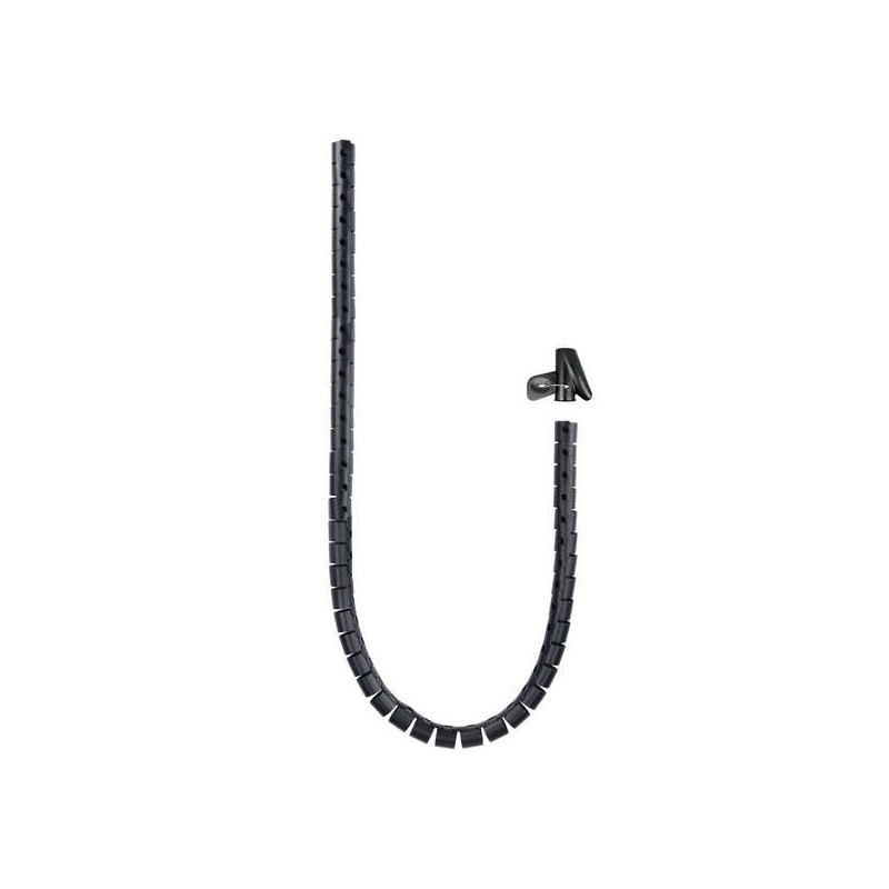 Organizzatore di cavi flessibili Nanocable da 25 mm - Lunghezza 1 m - Colore nero Organizzatore di cavi flessibili Nanocable da 25 mm - Lunghezza 1 m - Colore nero