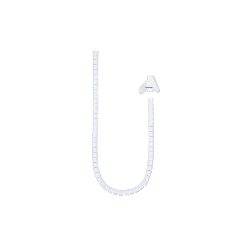 Nanocable Organizador de Cables Flexible 25mm - Longitud 1m - Color Blanco Nanocable Organizador de Cables Flexible 25mm - Longitud 1m - Color Blanco