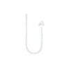 Nanocable Organizador de Cables Flexible 25mm - Longitud 1m - Color Blanco