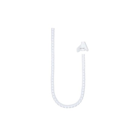 Nanocable Organizador de Cables Flexible 25mm - Longitud 2m - Color Blanco
