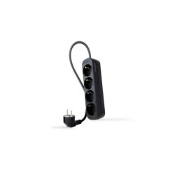 Nanocable Regleta 4 Tomas - 1.4m - Color Negro