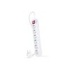 Striscia di protezione nanocavo con 6 Shucko - Cavo da 1,40 m - Interruttore On/Off - Colore bianco