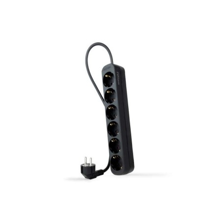 Nanocable Regleta 6 Tomas - 1.4m - Color Negro
