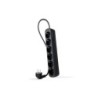 Nanocable Regleta 6 Tomas - 1.4m - Color Negro