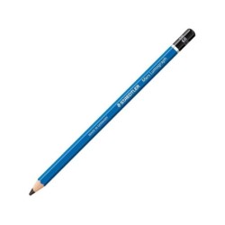 Staedtler Mars Lumograph 100 Lapiz de Grafito Hexagonal - Mina 6B - Resistencia a la Rotura - Madera de Bosques Sostenibles