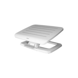 Fellowes Hana LT Piattaforma Flessibile con Regolazione a Mani Libere - Superficie Antiscivolo - Movimento Attivo - Colore Bianc