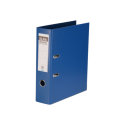 Elba Archivador Palanca Rado Plast A4 PVC - Resistente PVC - Tamaño A4 - Ancho de 80mm - Color Azul