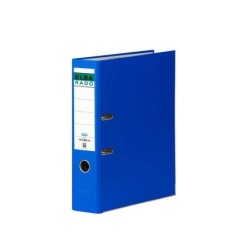 Raccoglitore a leva A4 Elba Rado Chic - Dorso da 80 mm - Rivestito in PVC - Interno in carta blu 10pz 10pz