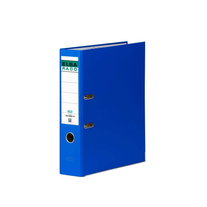 Raccoglitore a leva A4 Elba Rado Chic - Dorso da 80 mm - Rivestito in PVC - Interno in carta blu 10pz 10pz Raccoglitore a leva A4 Elba Rado Chic - Dorso da 80 mm - Rivestito in PVC - Interno in carta blu 10pz 10pz
