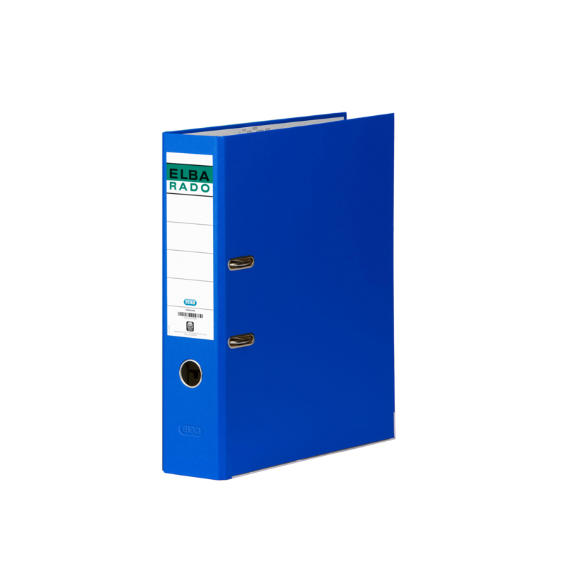 Elba Archivador Palanca Rado Chic - Lomo de 80mm - Forrado en PVC - Interior de Papel Azul Elba Archivador Palanca Rado Chic - Lomo de 80mm - Forrado en PVC - Interior de Papel Azul