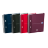 Oxford Office Essentials Europeanbook A5+ Copertina extra rigida - 100 fogli - Formato 4 5x5 - Colori assortiti 5pz 5pz