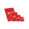 Enri A5 Tapa Blanda Bloc de Notas Grapado - Tamaño A5 - Tapa Blanda - 80 Hojas - Color Rojo