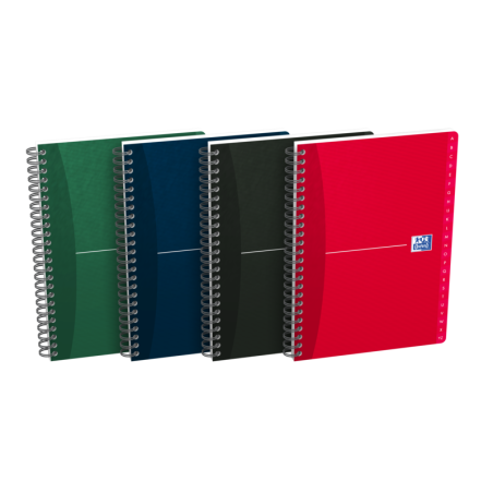 Taccuino A5 con copertina morbida Oxford Office Essentials - Indice alfabetico dalla A alla Z - 1 riga per pagina - 90 fogli - C
