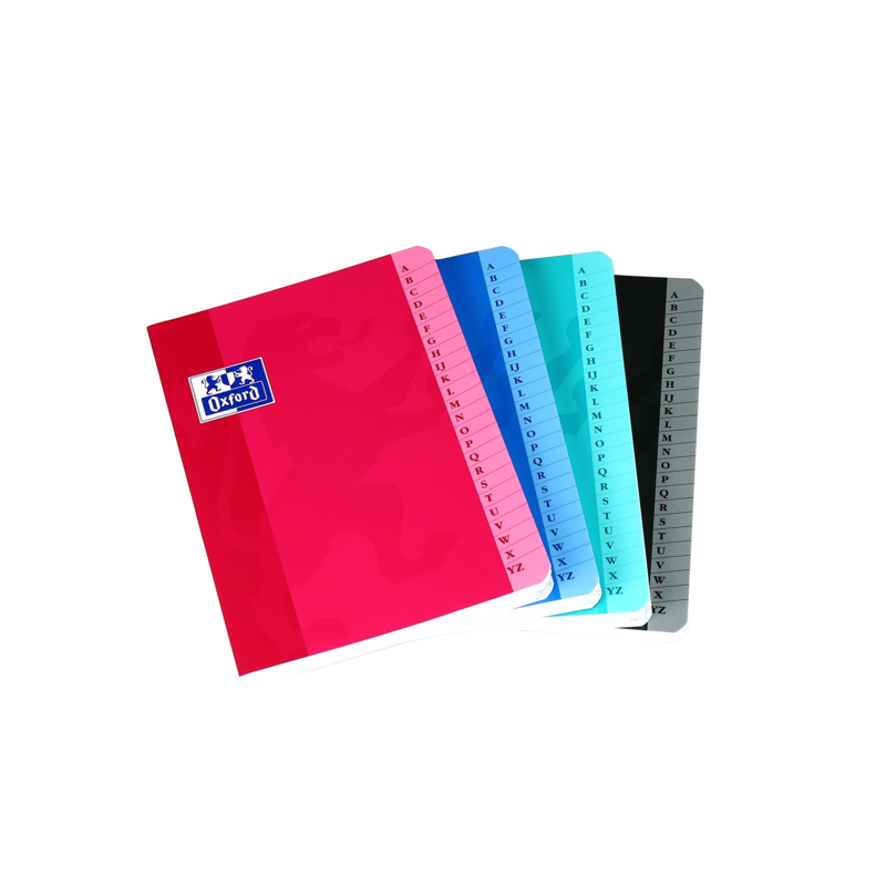 Copertina morbida con indice alfabetico cucito Oxford A5+ - Organizzazione efficiente - Dimensioni pratiche - Design resistente Copertina morbida con indice alfabetico cucito Oxford A5+ - Organizzazione efficiente - Dimensioni pratiche - Design resistente
