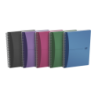 Oxford Office Urban Mix A5 Cuaderno Espiral - Tapa de Plastico - 5x5 - 90 Hojas - Colores Surtidos