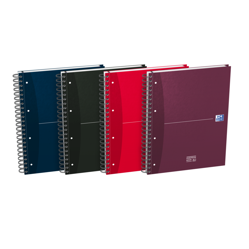 Oxford Office Essentials Europeanbook A4+ Copertina extra rigida - 120 fogli - Formato 4 5x5 - Colori assortiti 5pz 5pz Oxford Office Essentials Europeanbook A4+ Copertina extra rigida - 120 fogli - Formato 4 5x5 - Colori assortiti 5pz 5pz