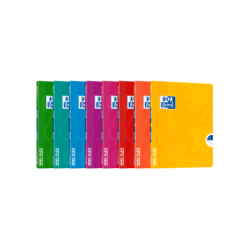 Quaderno pinzato Oxford Openflex con copertina in plastica A5+ Seyes - Copertina in plastica resistente - Formato A5+ - Fogli a 