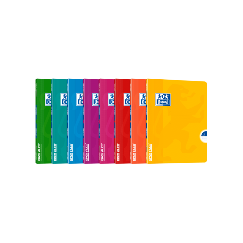Quaderno pinzato Oxford Openflex con copertina in plastica A5+ Seyes - Copertina in plastica resistente - Formato A5+ - Fogli a Quaderno pinzato Oxford Openflex con copertina in plastica A5+ Seyes - Copertina in plastica resistente - Formato A5+ - Fogli a