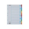 Esselte Separadores 12 Posiciones - Multitaladro - 6 Colores - Carton - Tamaño A4