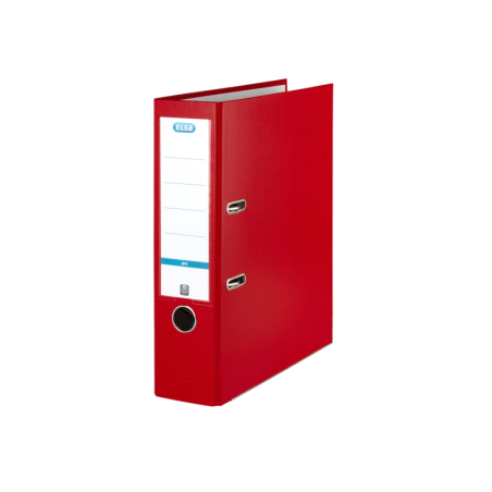 Elba Archivador Palanca Rado Top A4 - Resistente y Duradero - Capacidad para 80mm de Documentos - Tamaño A4 - Color Rojo