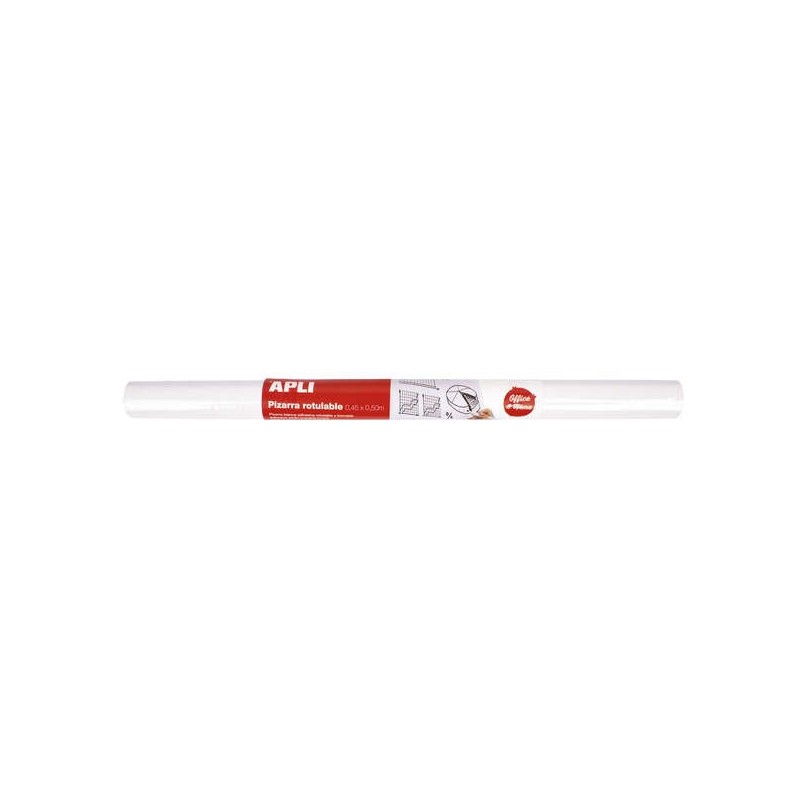 Apli Pizarra Blanca Adhesiva en Rollo 500x450 - Facil de Cortar y Pegar - Ideal para Presentaciones y Notas - Color Blanco Apli Pizarra Blanca Adhesiva en Rollo 500x450 - Facil de Cortar y Pegar - Ideal para Presentaciones y Notas - Color Blanco