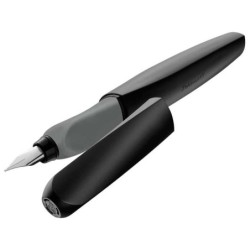 Pelikan Twist Estilog - Punta Fina - Tinta de Secado Rapido - Color Negro