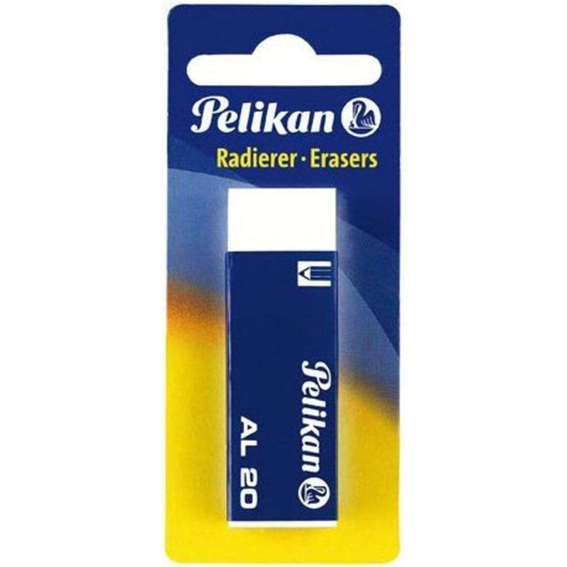 Gomma Pelikan AL20 per matite - Adatta a tutte le superfici - Senza lattice - Senza ftalati 20pz 20pz Gomma Pelikan AL20 per matite - Adatta a tutte le superfici - Senza lattice - Senza ftalati 20pz 20pz