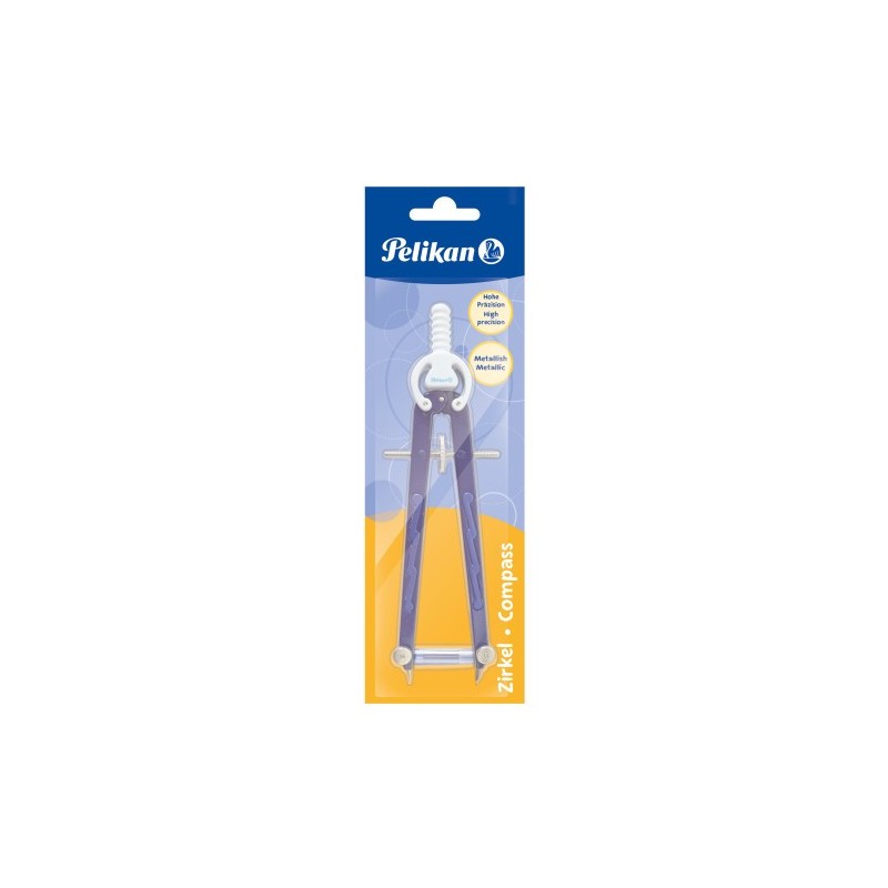 Pelikan Compas Metalico con Rueda de Precision - Minas de Recambio Incluidas Pelikan Compas Metalico con Rueda de Precision - Minas de Recambio Incluidas