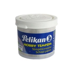 Bottiglia per tempera Pelikan School da 40 ml - Facile da lavare - Ideale per l'artigianato - Colore bianco