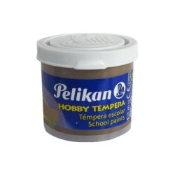 Pelikan Tempera Escolar Frasco 40ml - Facil de Lavar - Ideal para uso Escolar - Color Violeta