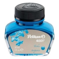 Pelikan Tinta 4001 No.78 - Frasco 30 ml - Asegura el Perfecto Funcionamiento de la Estilografica - Color Turquesa