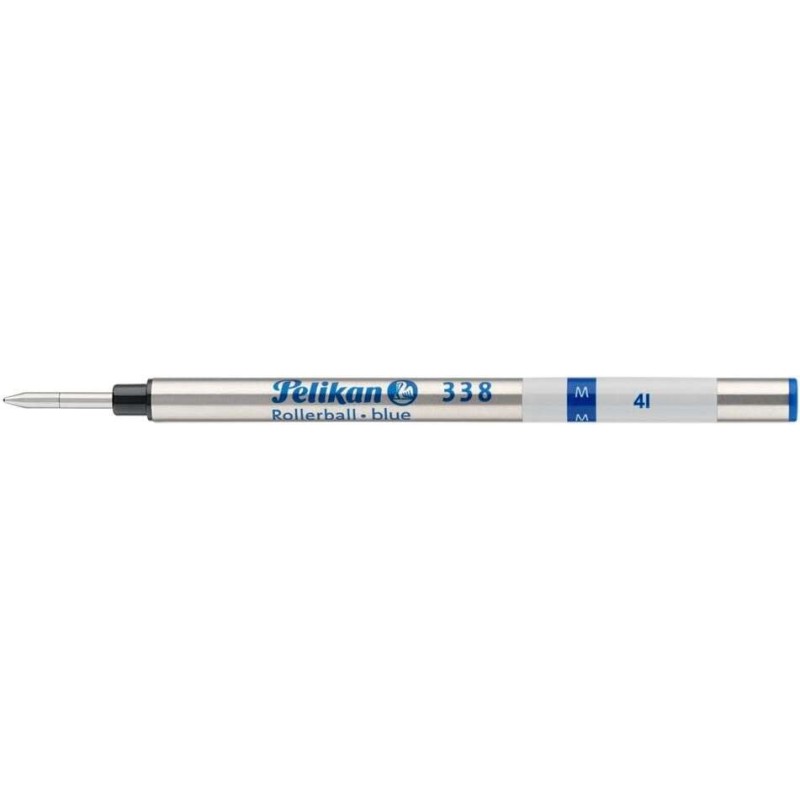 Pelikan Refill Roller 338 M - Universale - per Penna 338 - Facile da Sostituire - Colore Blu Pelikan Refill Roller 338 M - Universale - per Penna 338 - Facile da Sostituire - Colore Blu