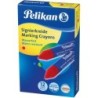 Pelikan Barra para Marcar 762/12 - 12mm - Resistente al Agua - Punta Biselada - Ideal para Resaltar Textos - Color Rojo