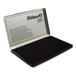 Pelikan Tampone Pelikan N.1 9x16cm - Ideale per Timbri da Ufficio - Dimensioni Compatte - Inchiostro di Alta Qualità - Colore Ne