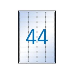 Apli Pack de 440 Etiquetas Transparentes Permanentes 48.5 x 25.4mm