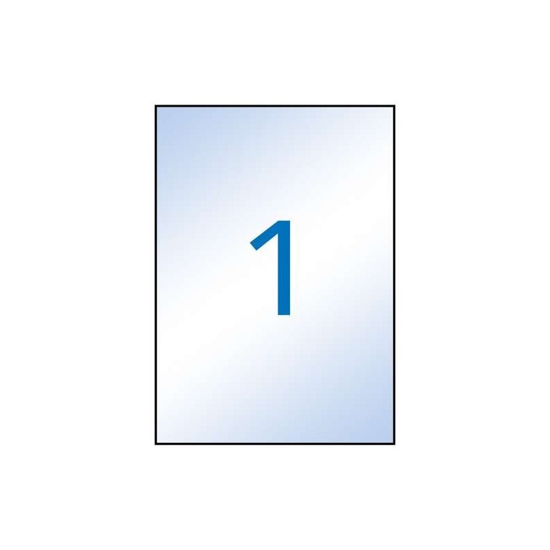 Etichette permanenti trasparenti Apli 210 x 297 mm - 10 fogli Etichette permanenti trasparenti Apli 210 x 297 mm - 10 fogli