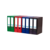 Raccoglitori a leva A4 Elba Rado - Dorso 80 mm - Esterno rivestito in plastica - Interno in carta - Colore blu 4pz 4pz